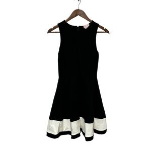 Love Ady Women's Striped Dress Black White USA Made Size Small